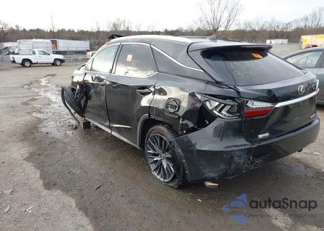 2016 Lexus Rx 350 F Sport z USA, uszkodzony, nr VIN 2T2BZMCA2GC010048